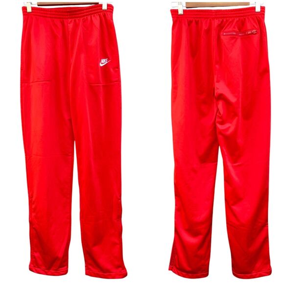 Vtg Nike Size Medium M Red white warm up 2-pc tracksuit 90s y2k retro sport - Picture 5 of 11